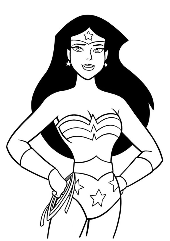 Coloriage Wonder Woman