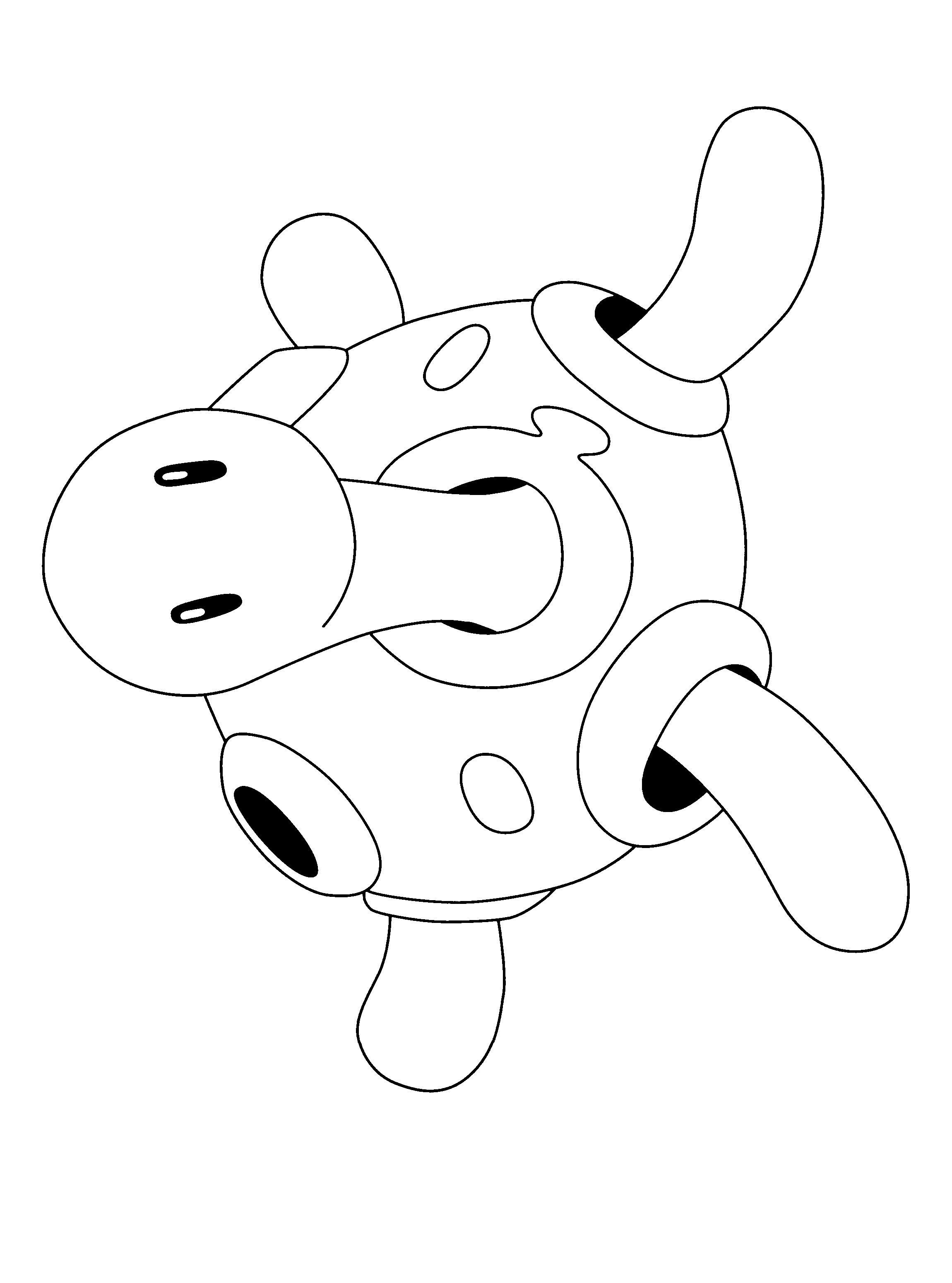 Coloriage caratroc Pokemon