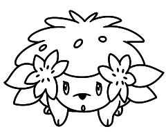 Coloriage Shaymin