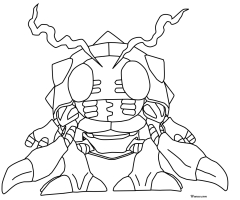 Coloriage Tentomon